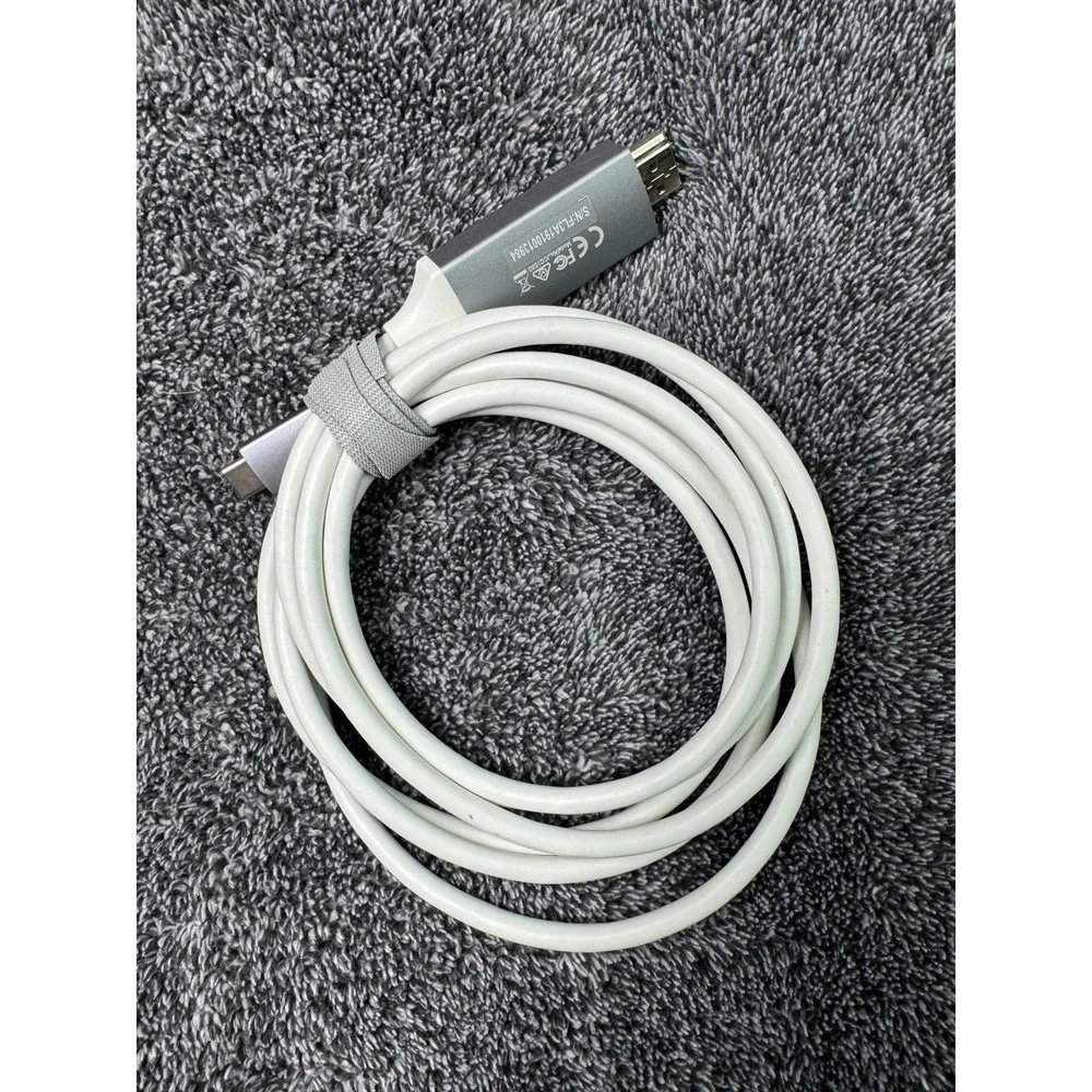 j5create USB-C to HDMI Adapter Cable JCC153G Space Gray and White 6ft